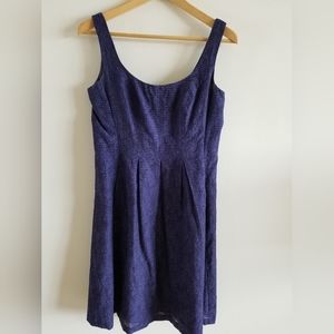 Navy Midi Cocktail Dress with Pockets by Nine West - size 4